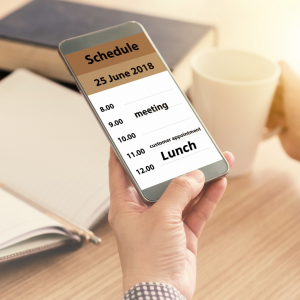Schedule meals as appointments